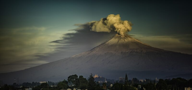 Volcán Popocatépetl - volcanes activos