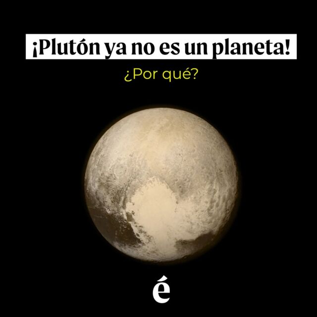 Conocíamos a Plutón como el planeta más pequeño del sistema solar y el más alejado del Sol. 

Pero en 2006, la Unión Astronómica Internacional (IAU) redefinió los criterios que debe cumplir un cuerpo celeste para ser un planeta:

1️⃣ Orbitar alrededor del Sol. Un planeta debe estar en órbita alrededor de nuestra estrella.

2️⃣ Tener suficiente masa para que su gravedad le dé forma esférica. Esto significa que debe ser lo suficientemente grande como para que su gravedad lo mantenga en equilibrio hidrostático y le aporte la tradicional forma esférica de los planetas.

3️⃣ Haber “limpiado” su órbita de otros objetos. Un verdadero planeta debe haber eliminado otros cuerpos de órbita, ya sea atrayéndolos hacia sí mismo o empujándolos a otras órbitas.

Plutón cumple con los dos primeros criterios, pero no con el tercero. 

❌ Su órbita se encuentra en una región con muchos otros cuerpos celestes de tamaño similar, lo que significa que no ha limpiado su órbita. 

Por eso, desde 2006 Plutón dejó de ser un planeta principal para convertirse en un “planeta enano”. 

Otros planetas de eata categoría son Eris y Haumea.